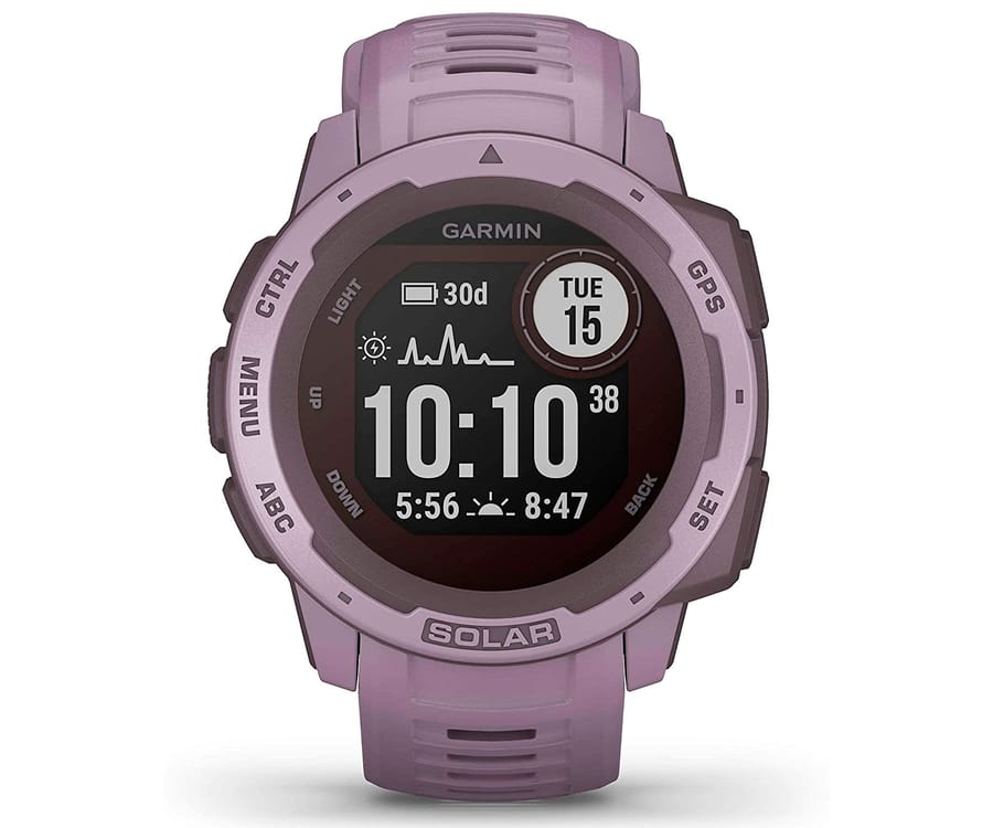 GARMIN INSTINCT SOLAR LILA 45mm SMARTWATCH RESISTENTE GNSS GPS ANT+ BLUETOOTH GARMIN INSTINCT SOLAR LILA 45mm SMARTWATCH RESISTENTE GNSS GPS ANT+ BLUETOOTH