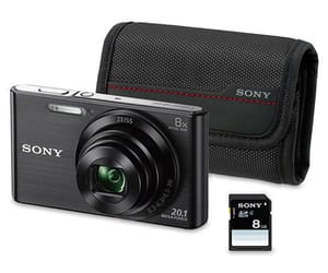 SONY DSCW830B KIT CÁMARA COMPACTA DE 20.1 MP NEGRA CON ZOOM ÓPTICO DE 8X SONY DSCW830B KIT CÁMARA COMPACTA DE 20.1 MP NEGRA CON ZOOM ÓPTICO DE 8X