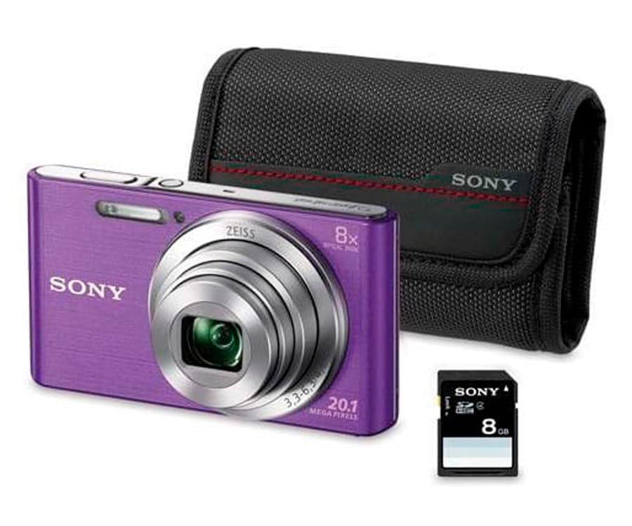 SONY DSCW830V KIT CÁMARA DE FOTOS 20.1 MP LILA + FUNDA + 8GB SONY DSCW830V KIT CÁMARA DE FOTOS 20.1 MP LILA + FUNDA + 8GB