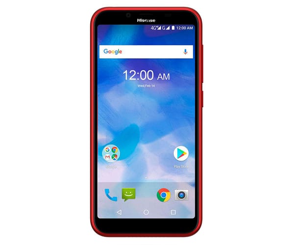 HISENSE F17 PRO ROJO MÓVIL 4G DUAL SIM 5.45'' IPS HD+/4CORE/16GB/2GB RAM/13MP/5MP