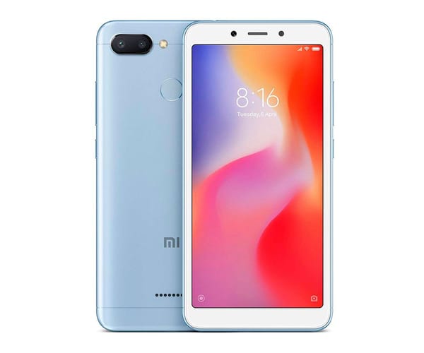 XIAOMI REDMI 6 AZUL 4G DUAL SIM 5.45'' IPS HD+/8CORE/32GB/3GB RAM/12MP+5MP/5MP